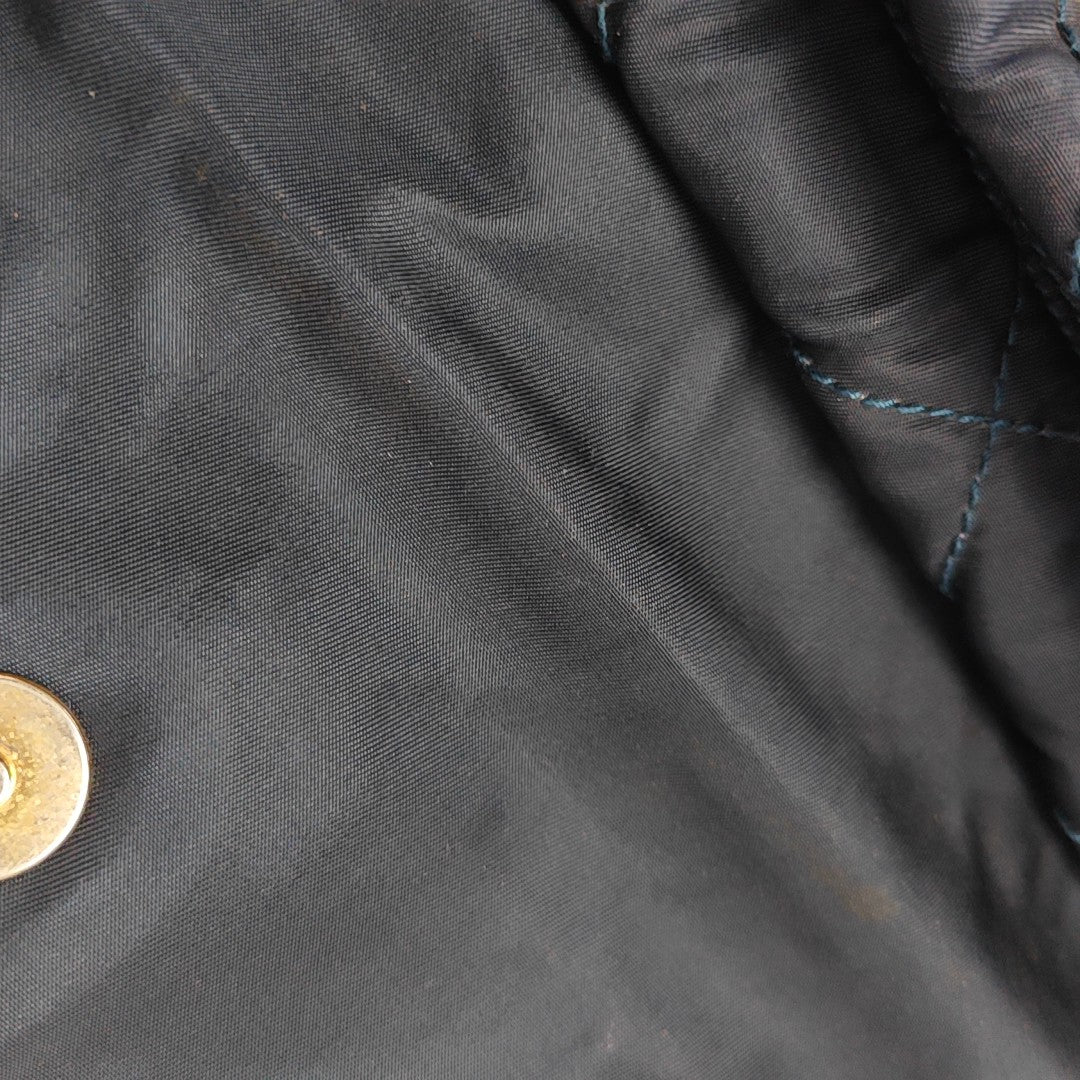 Nylon Quilted Nylon Blue