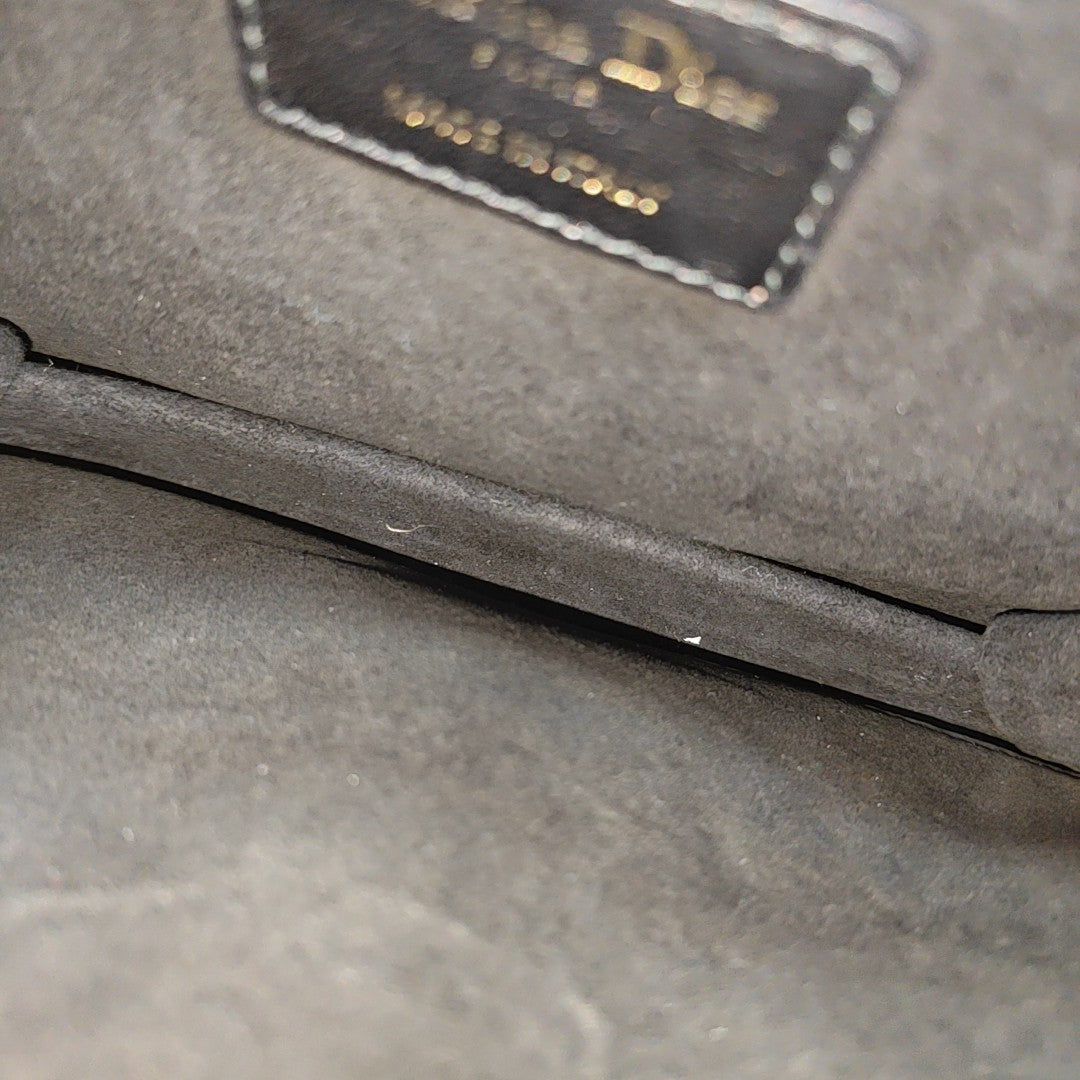 Dioraddict Cannage Calfskin Black