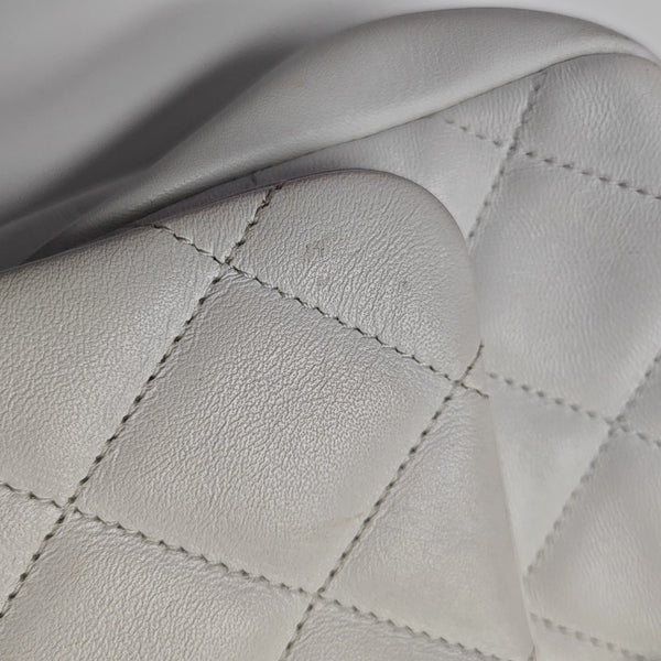 IN THE LOOP Quilted Lambskin White