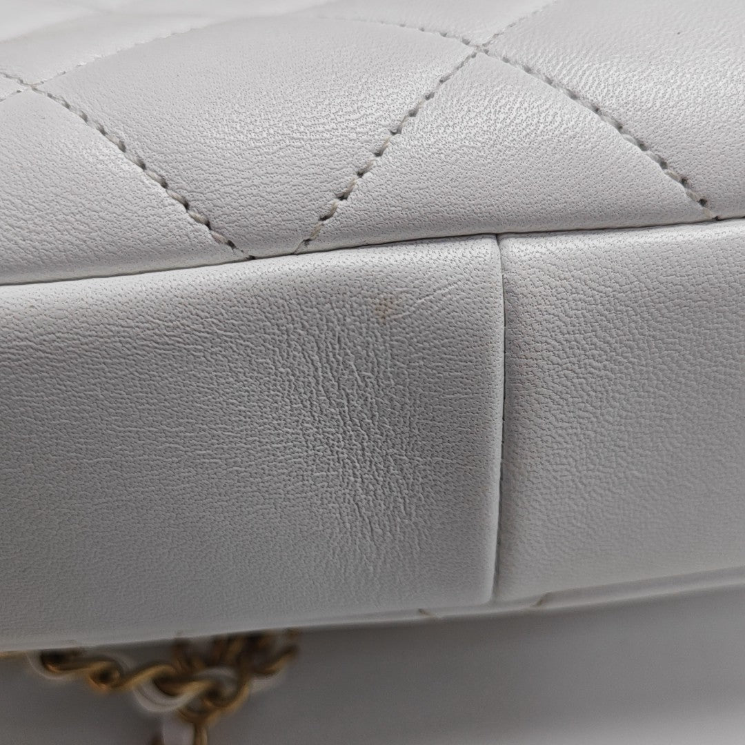 IN THE LOOP Quilted Lambskin White