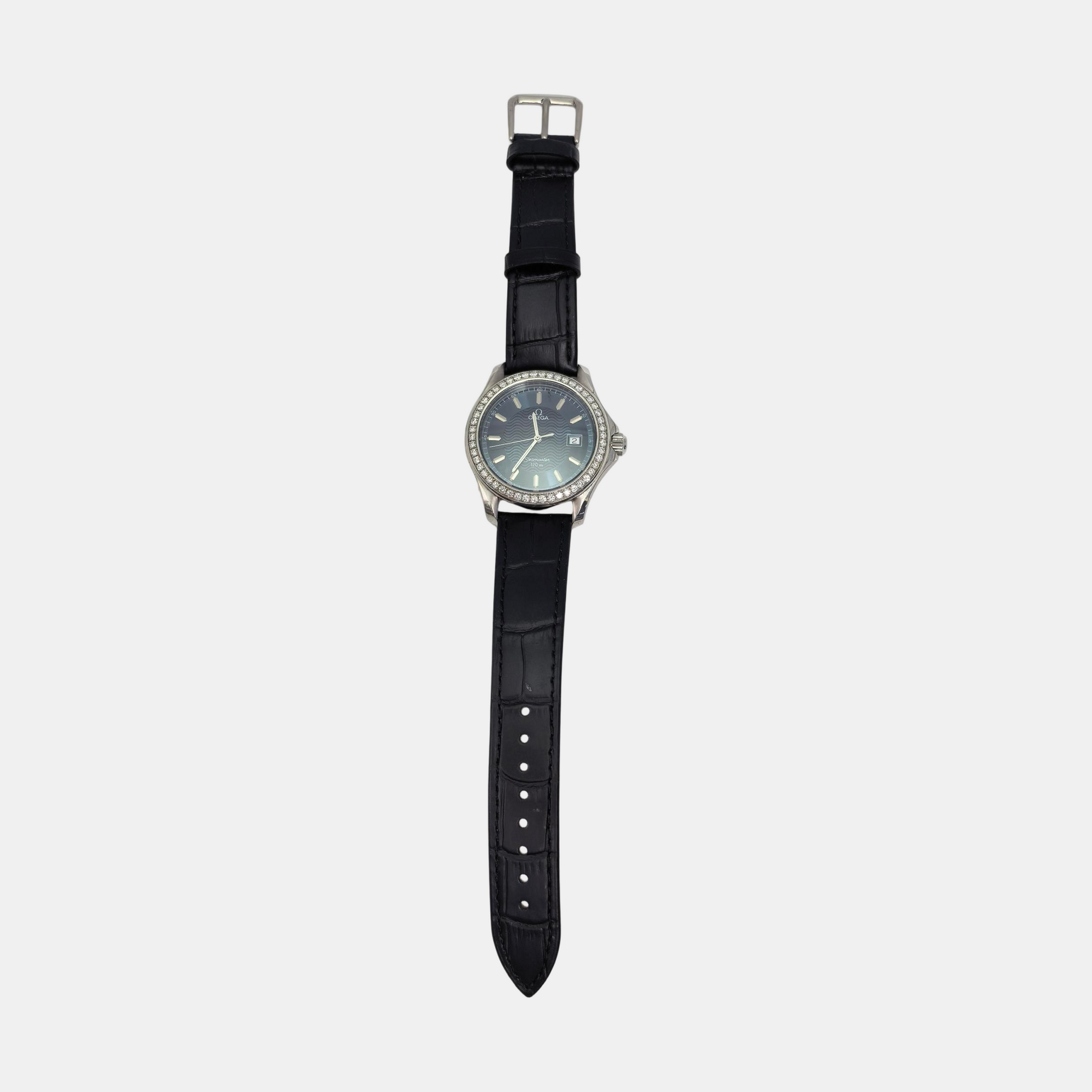 36.3mm Blue Quartz Watch