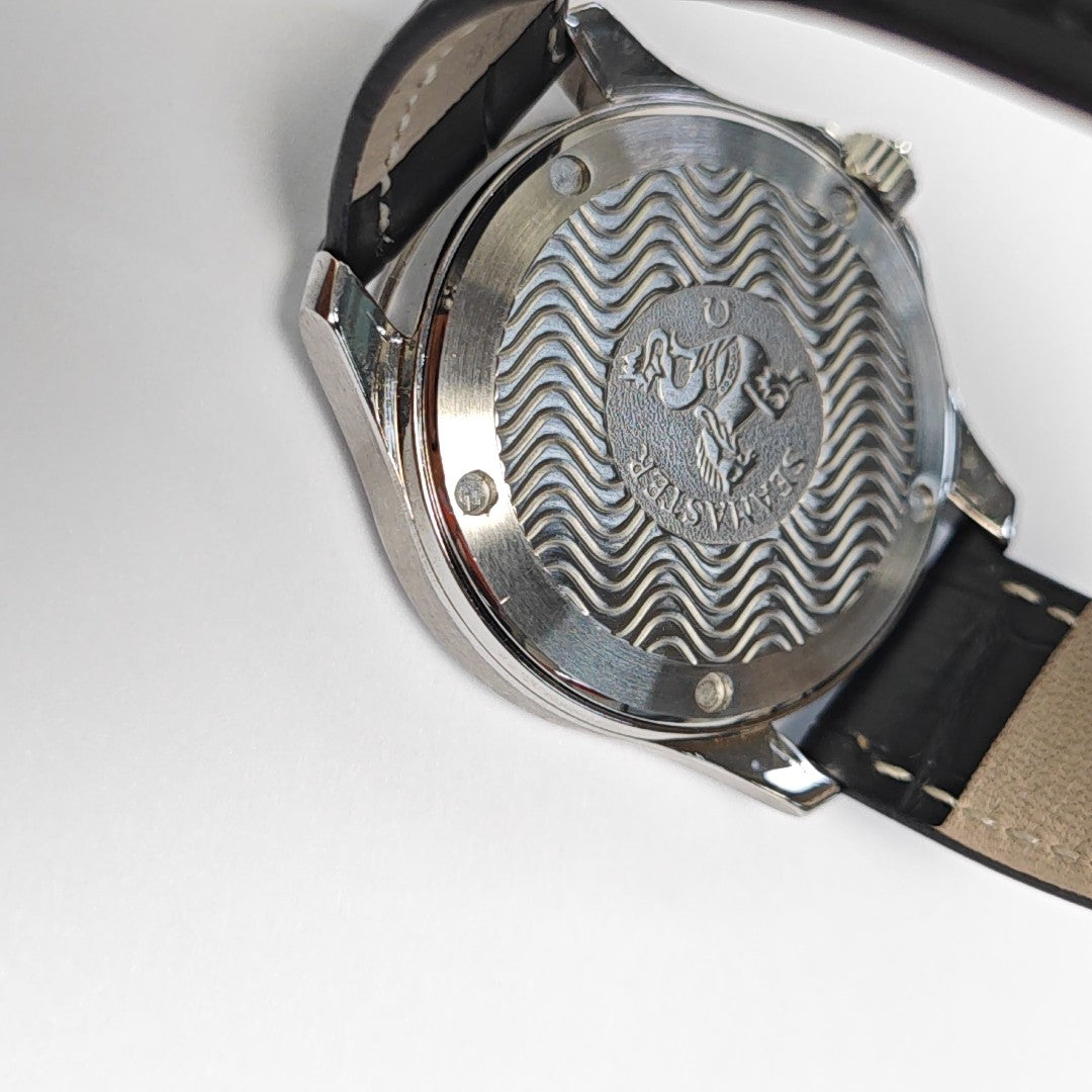 36.3mm Blue Quartz Watch