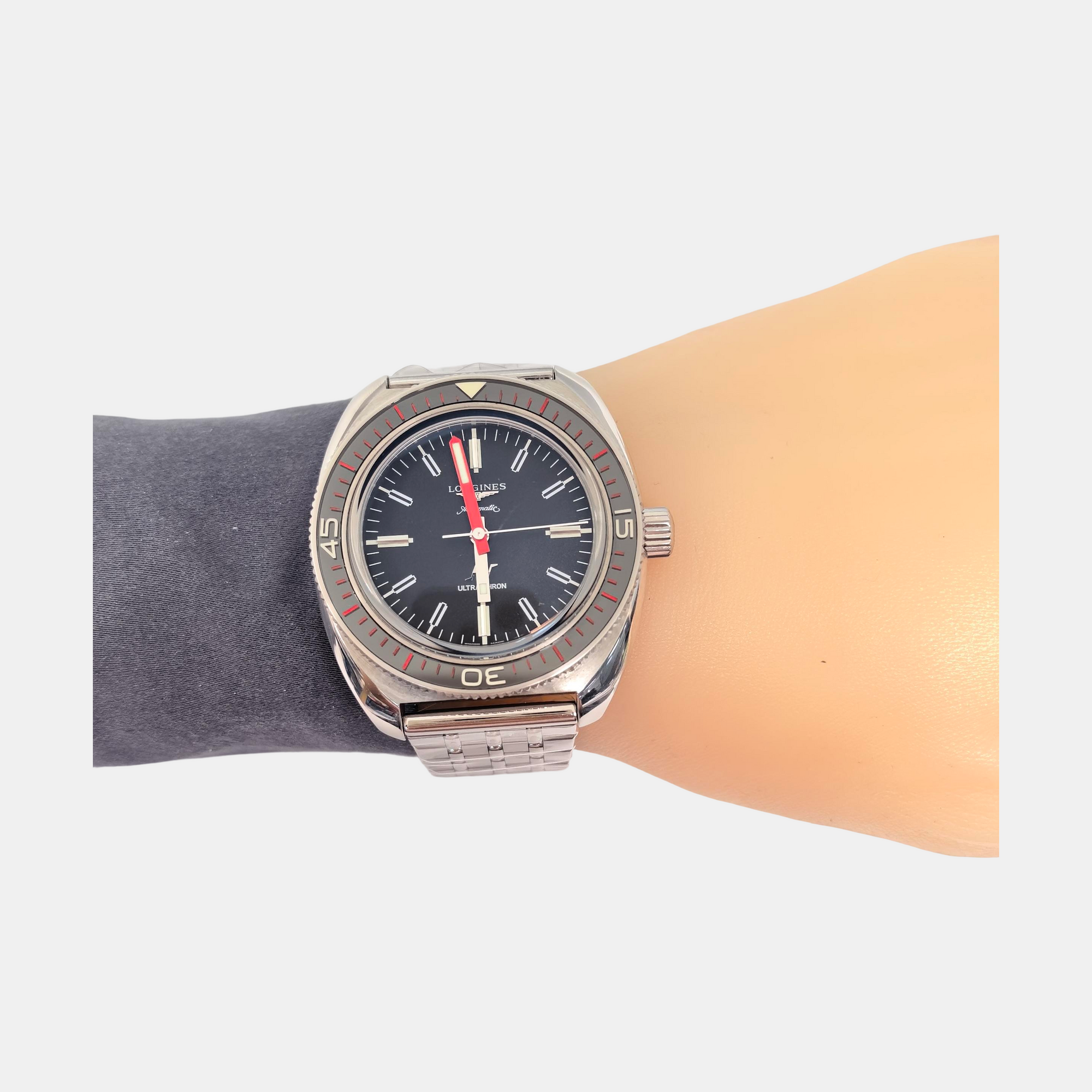 43mm Black Automatic Watch