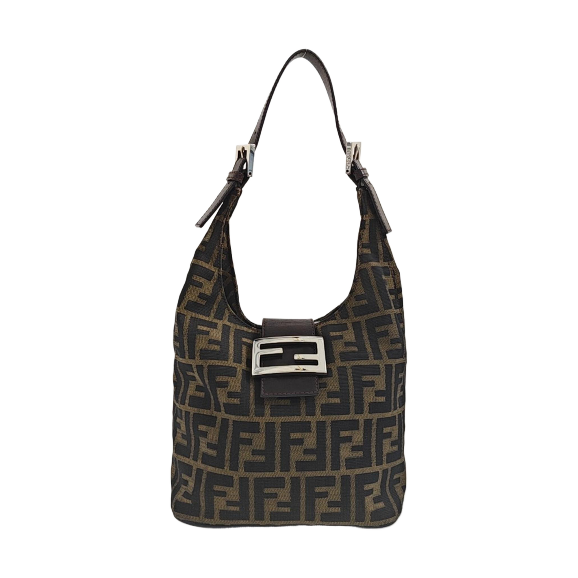 Canvas Top Handle Bag Brown