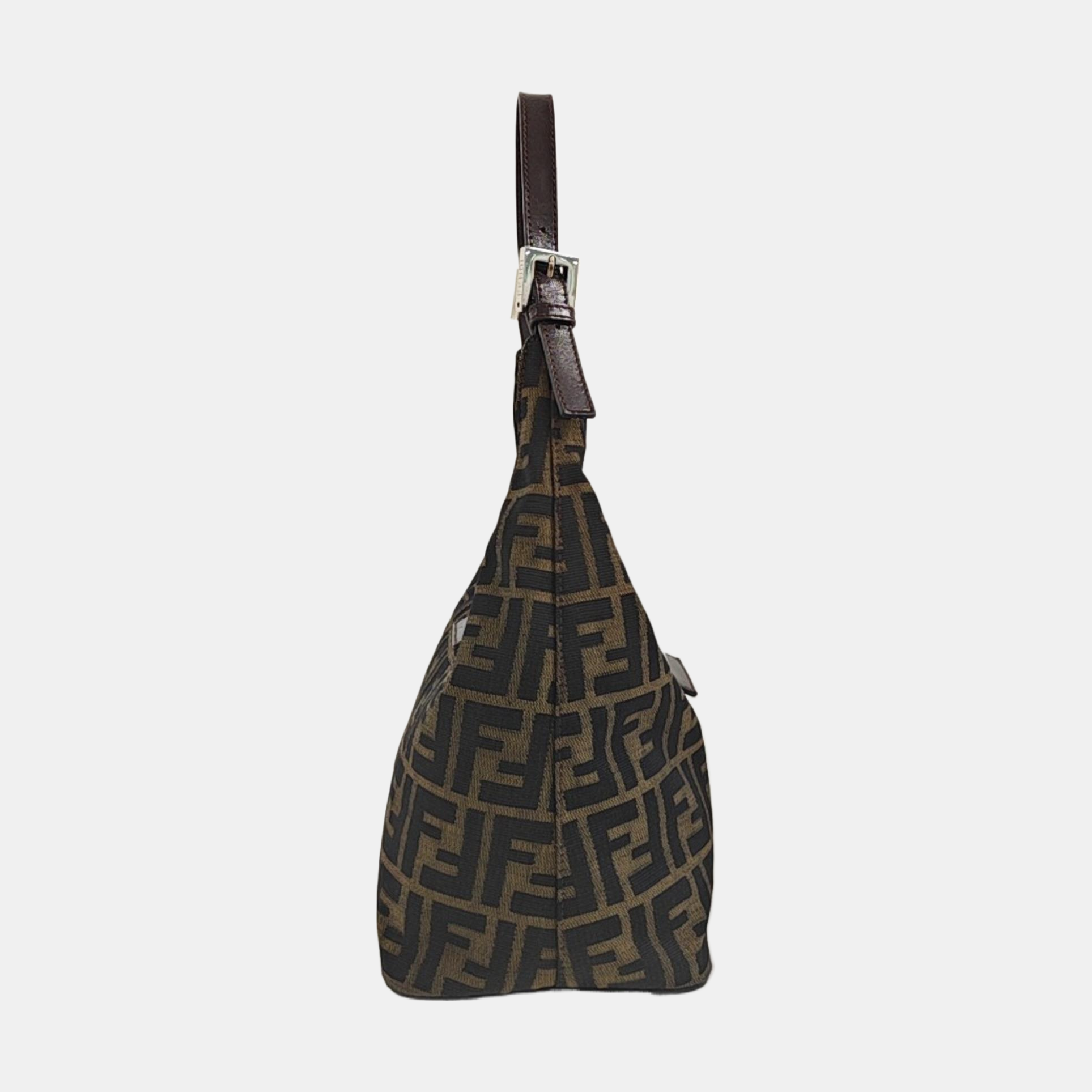 Canvas Top Handle Bag Brown