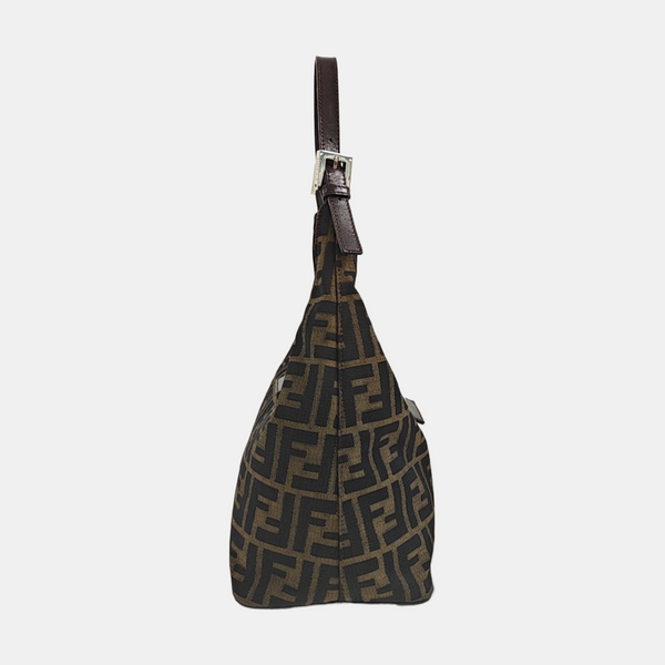 Canvas Top Handle Bag Brown