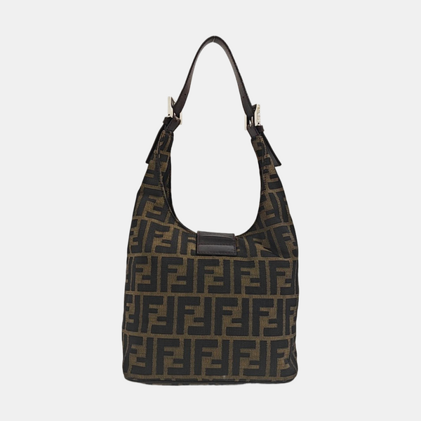 Canvas Top Handle Bag Brown