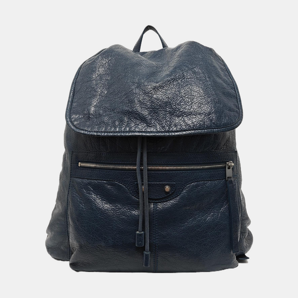 Classic City Medium Leather Blue