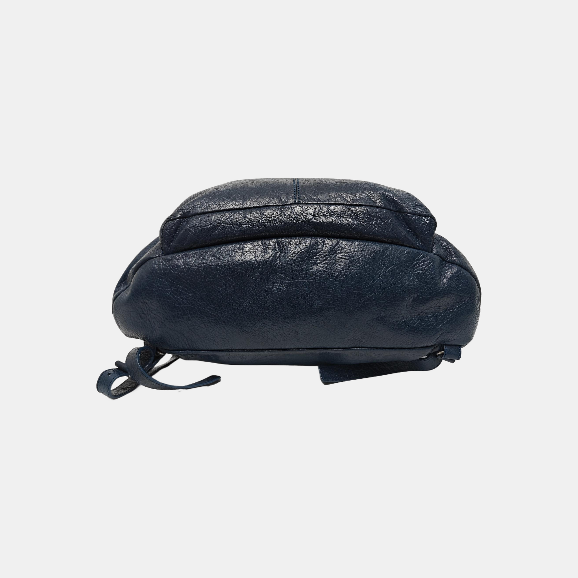 Classic City Medium Leather Blue