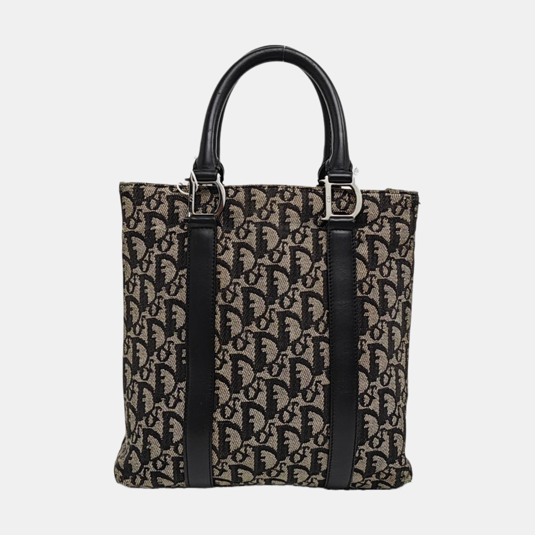 Vintage Tote Oblique Canvas Gray