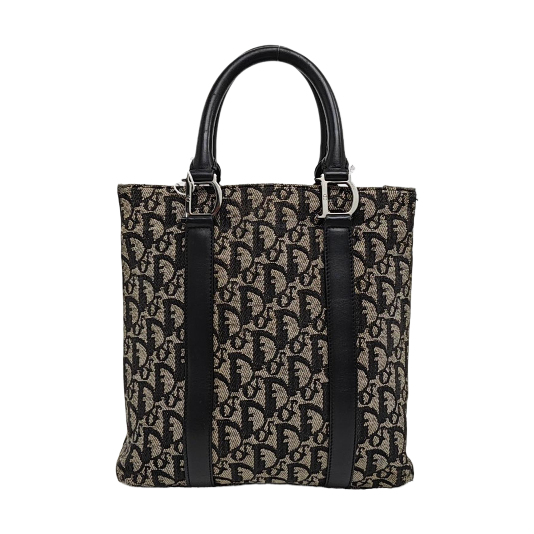 Vintage Tote Oblique Canvas Gray