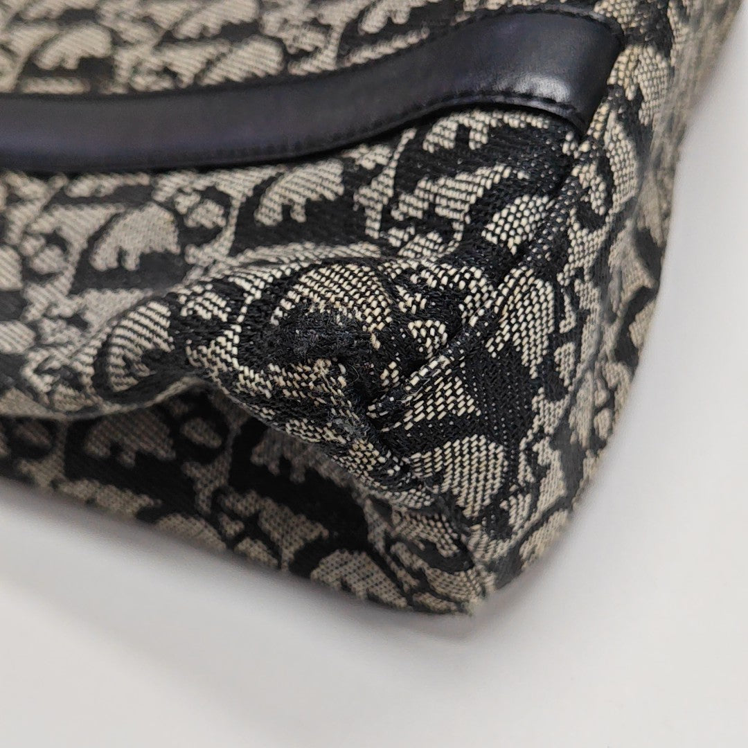 Vintage Tote Oblique Canvas Gray
