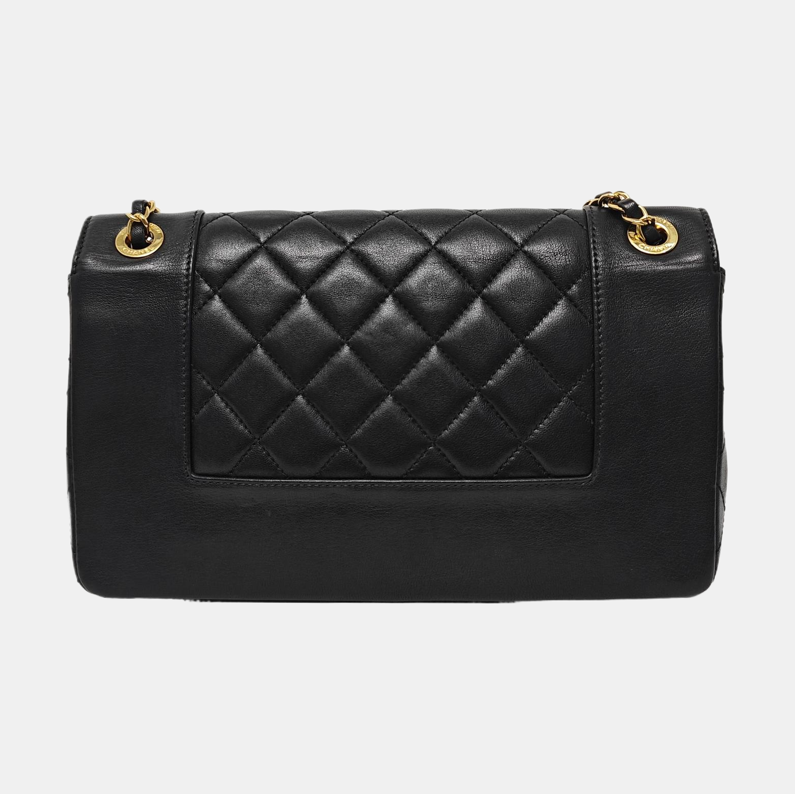 MADEMOISELLE Large Quilted Calfskin Black