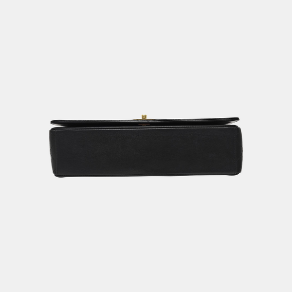 MADEMOISELLE Large Quilted Calfskin Black