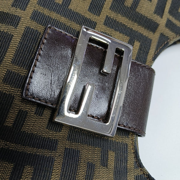 Canvas Top Handle Bag Brown