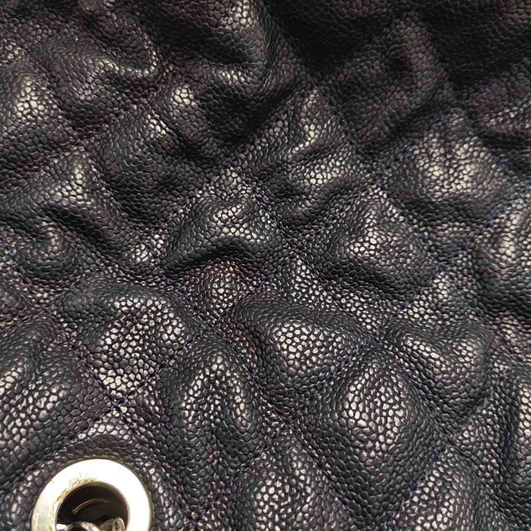 FRENCH RIVIERA Quilted Grained Calfskin Blue