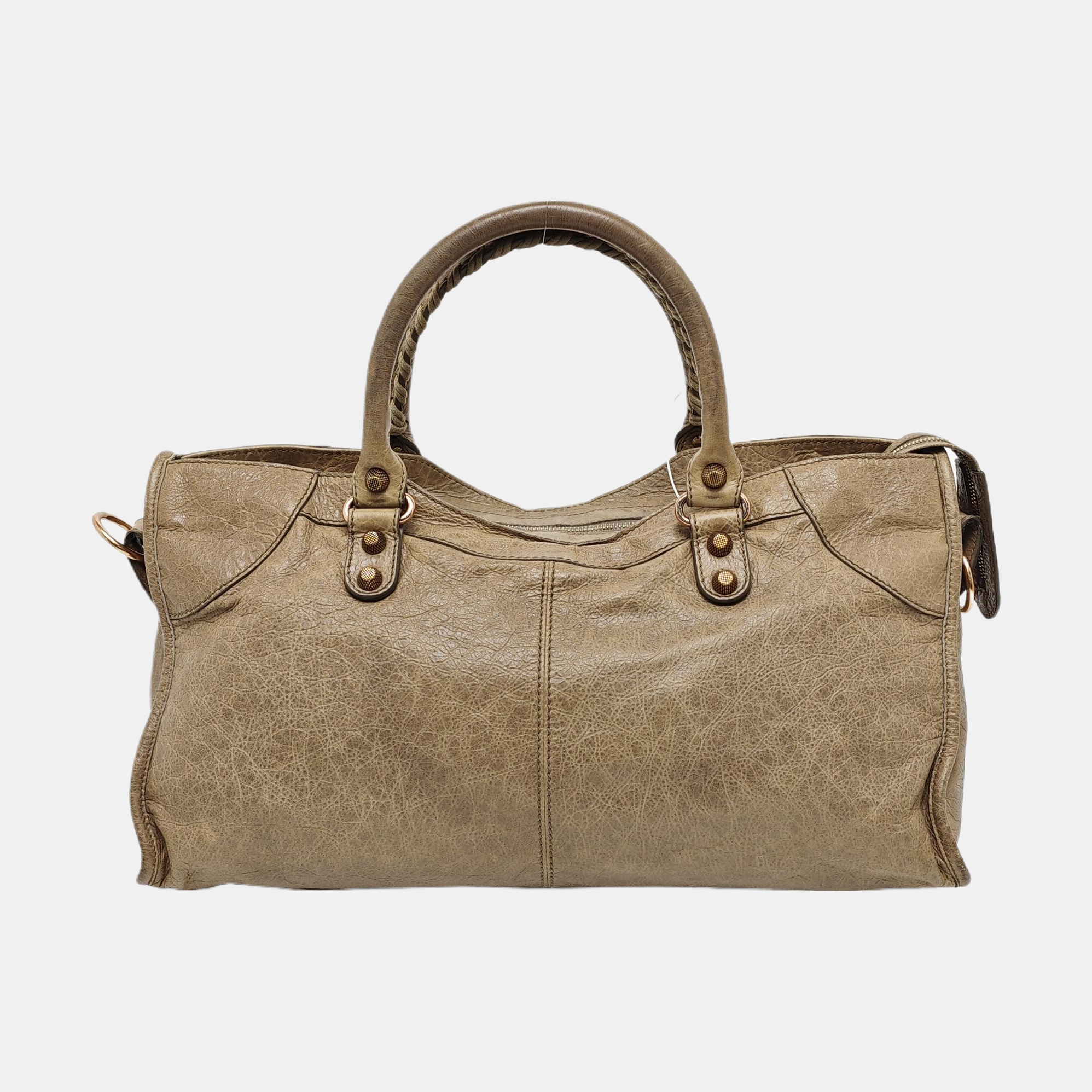 Classic City Medium Lambskin Brown