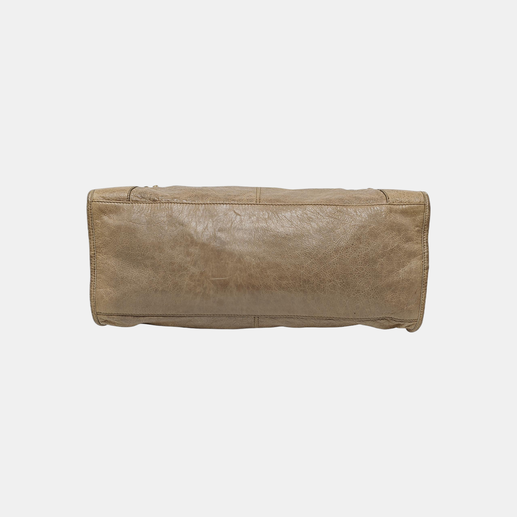 Classic City Medium Lambskin Brown