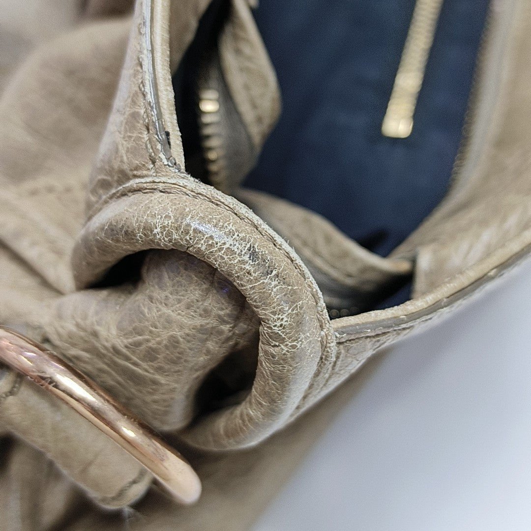 Classic City Medium Lambskin Brown