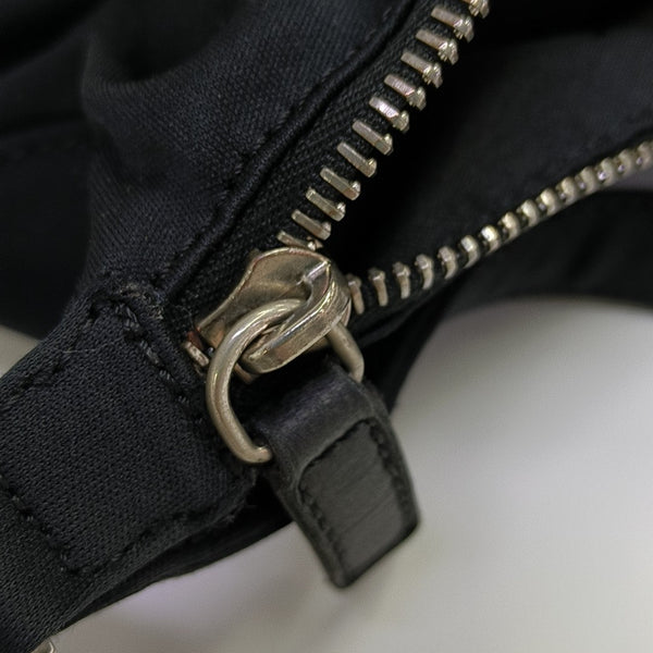 Fabric Shoulder Bag Black
