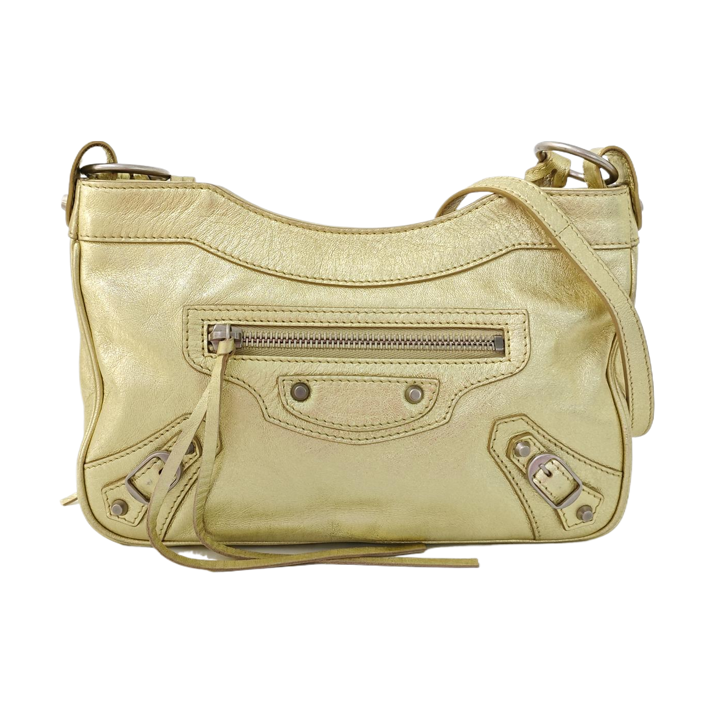Classic City Mini Lambskin Gold