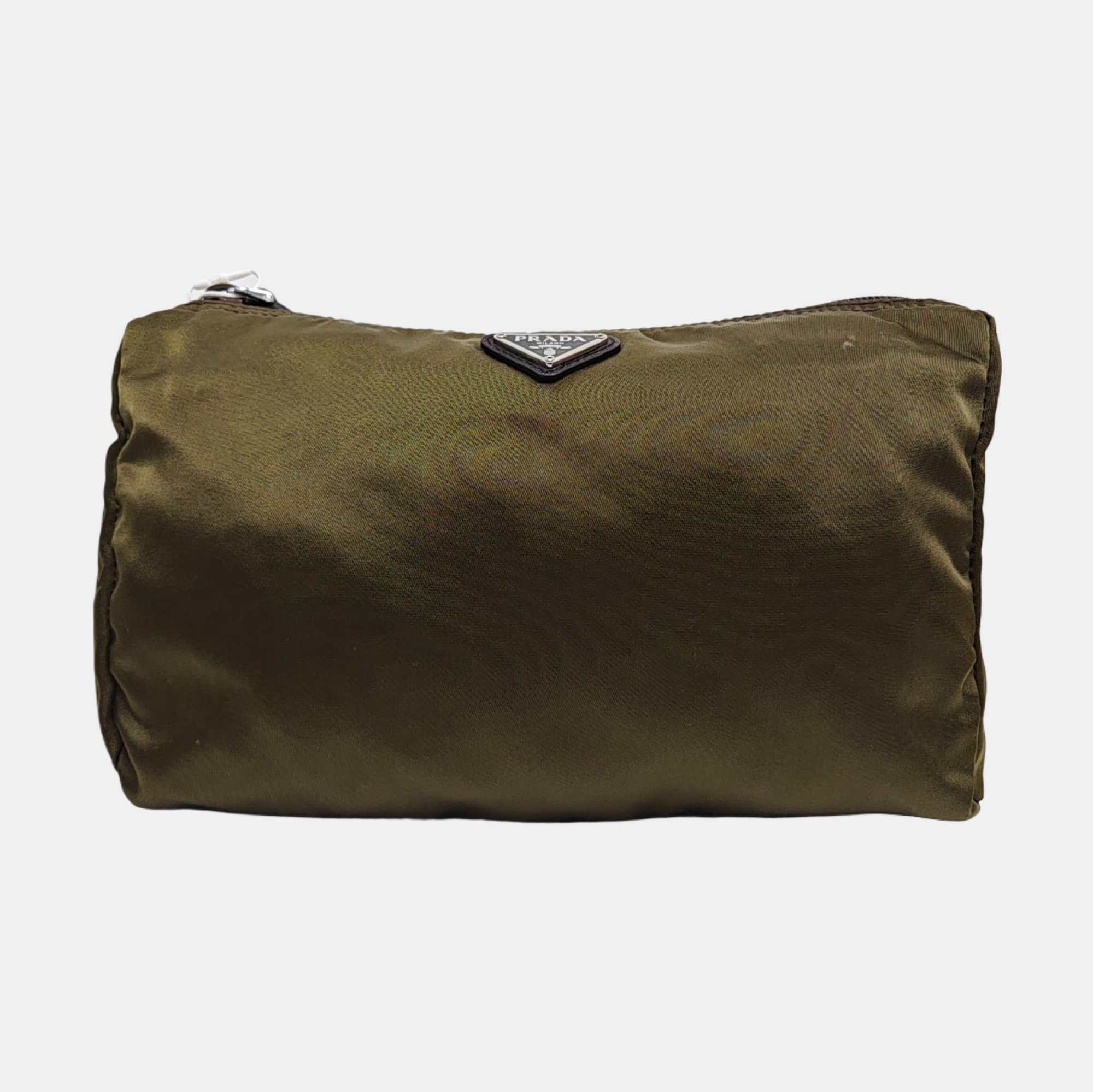 Nylon Clutch Green
