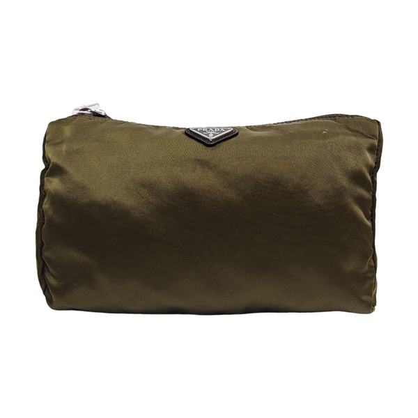 Nylon Clutch Green