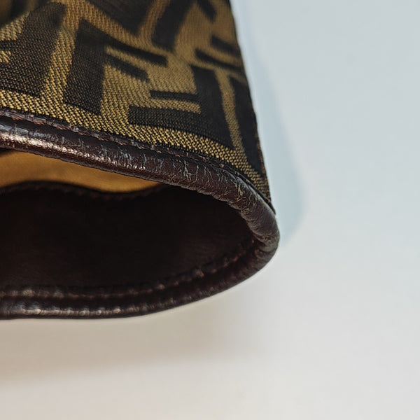 Canvas Top Handle Bag Brown
