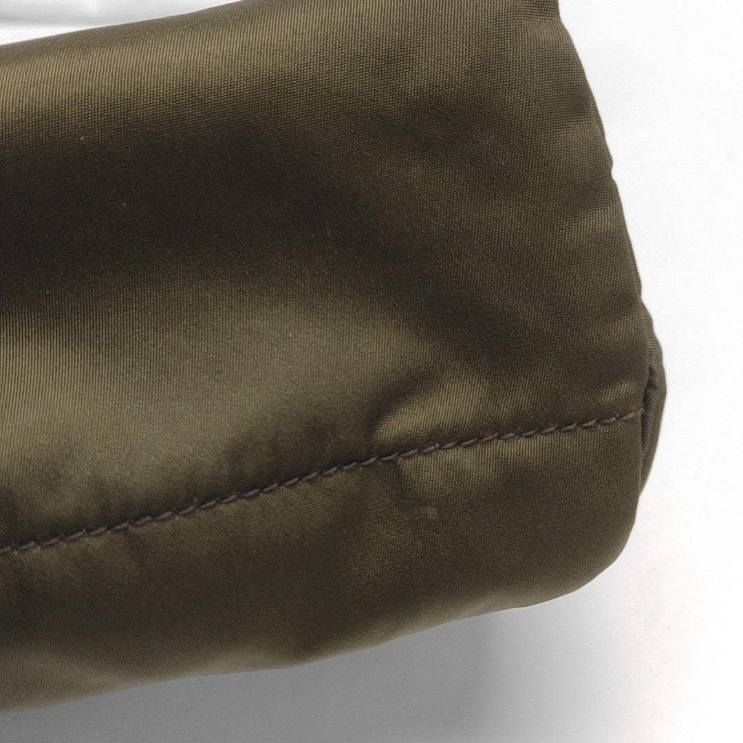 Nylon Clutch Green