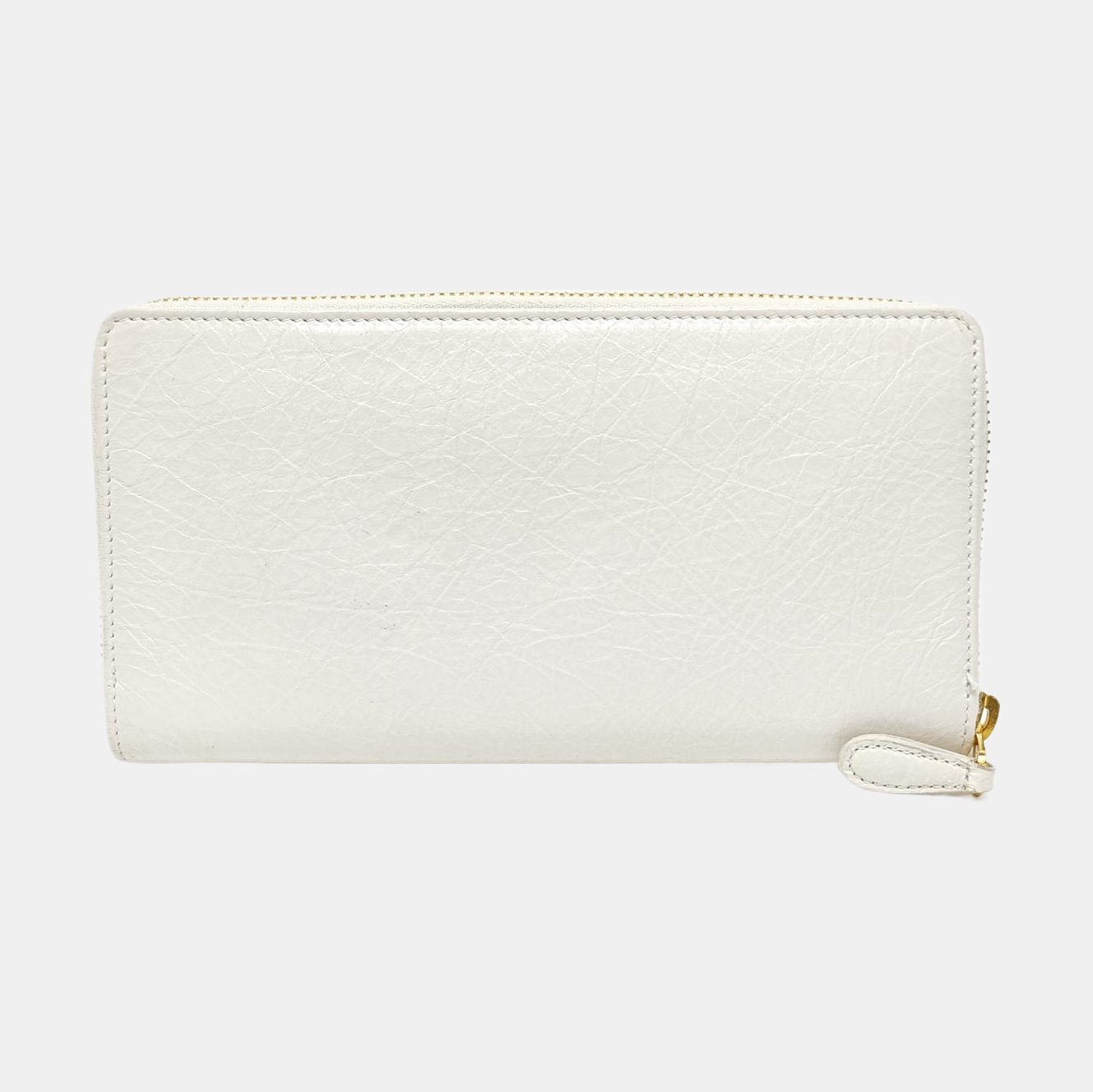 Classic City Lambskin White Wallet