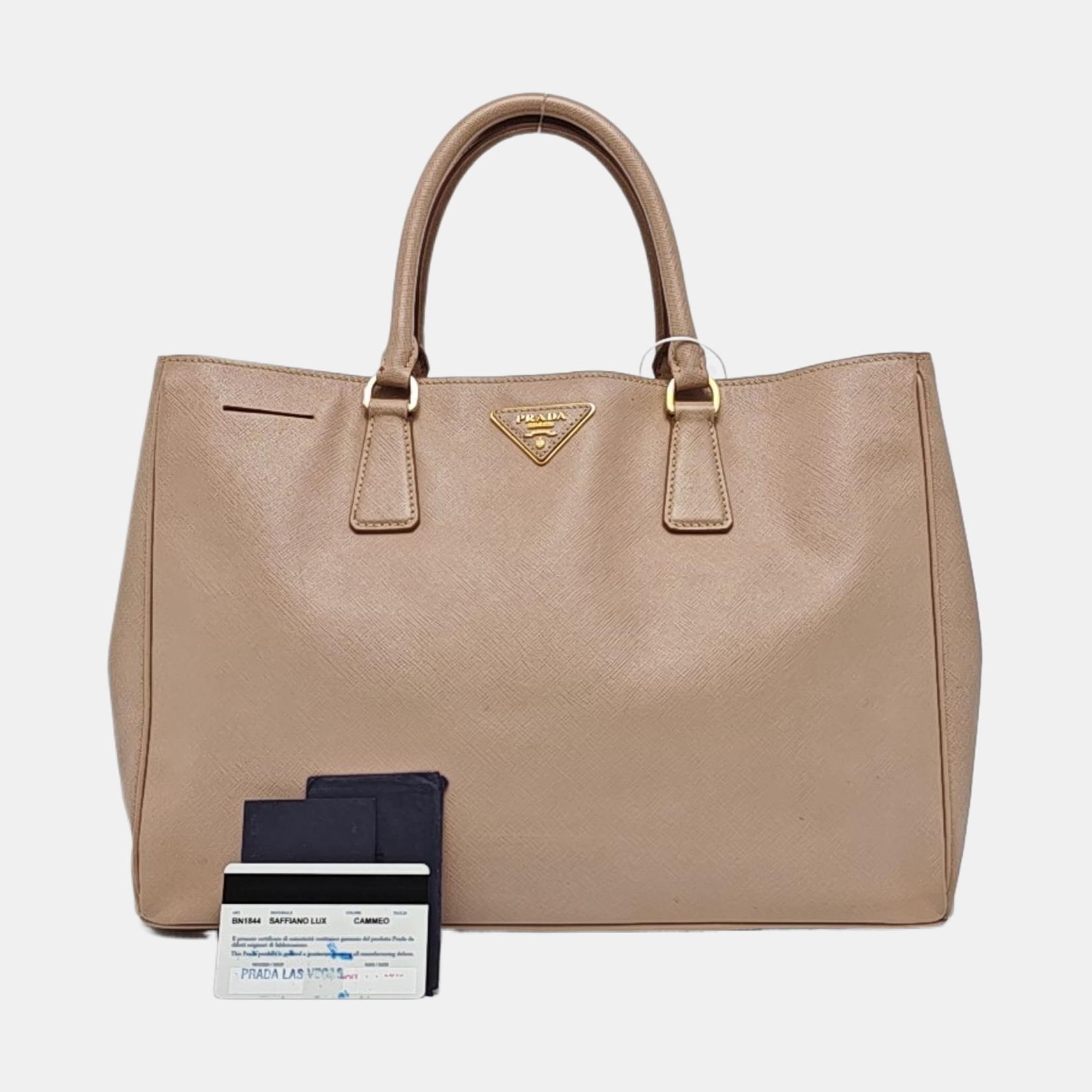 Galleria Large Saffiano Calfskin Pink