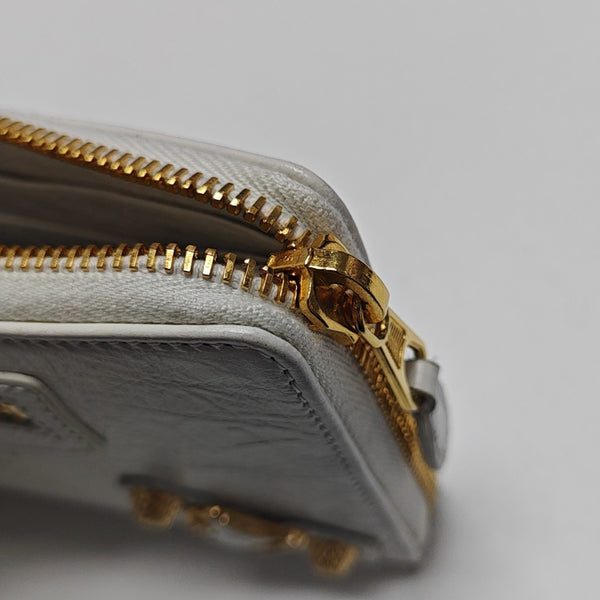 Classic City Lambskin White Wallet