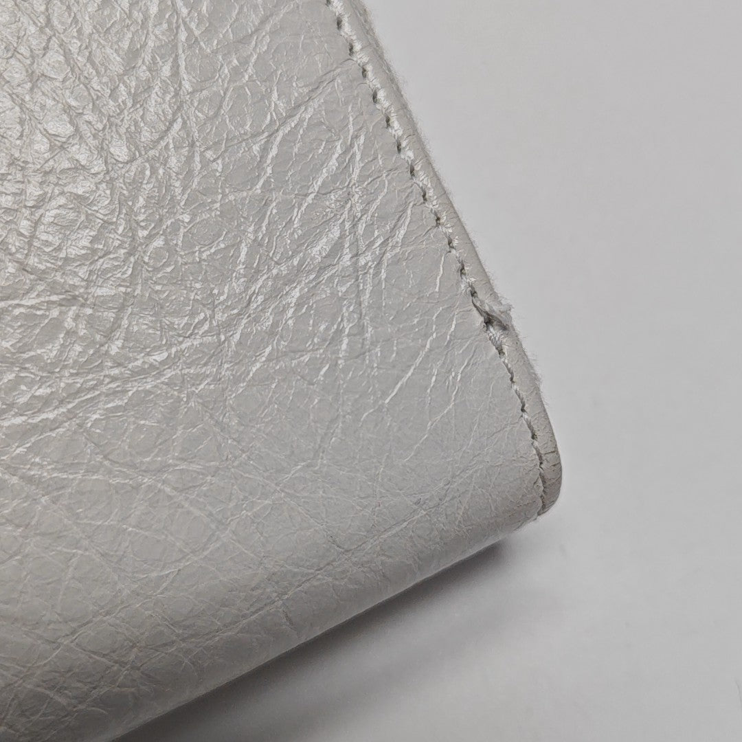 Classic City Lambskin White Wallet