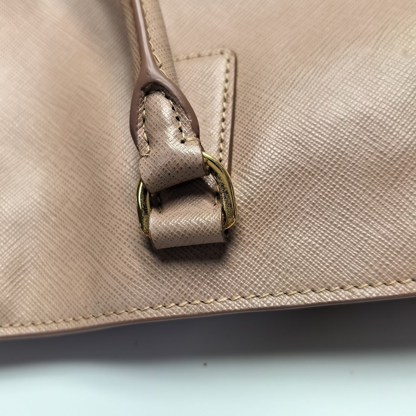Galleria Large Saffiano Calfskin Pink