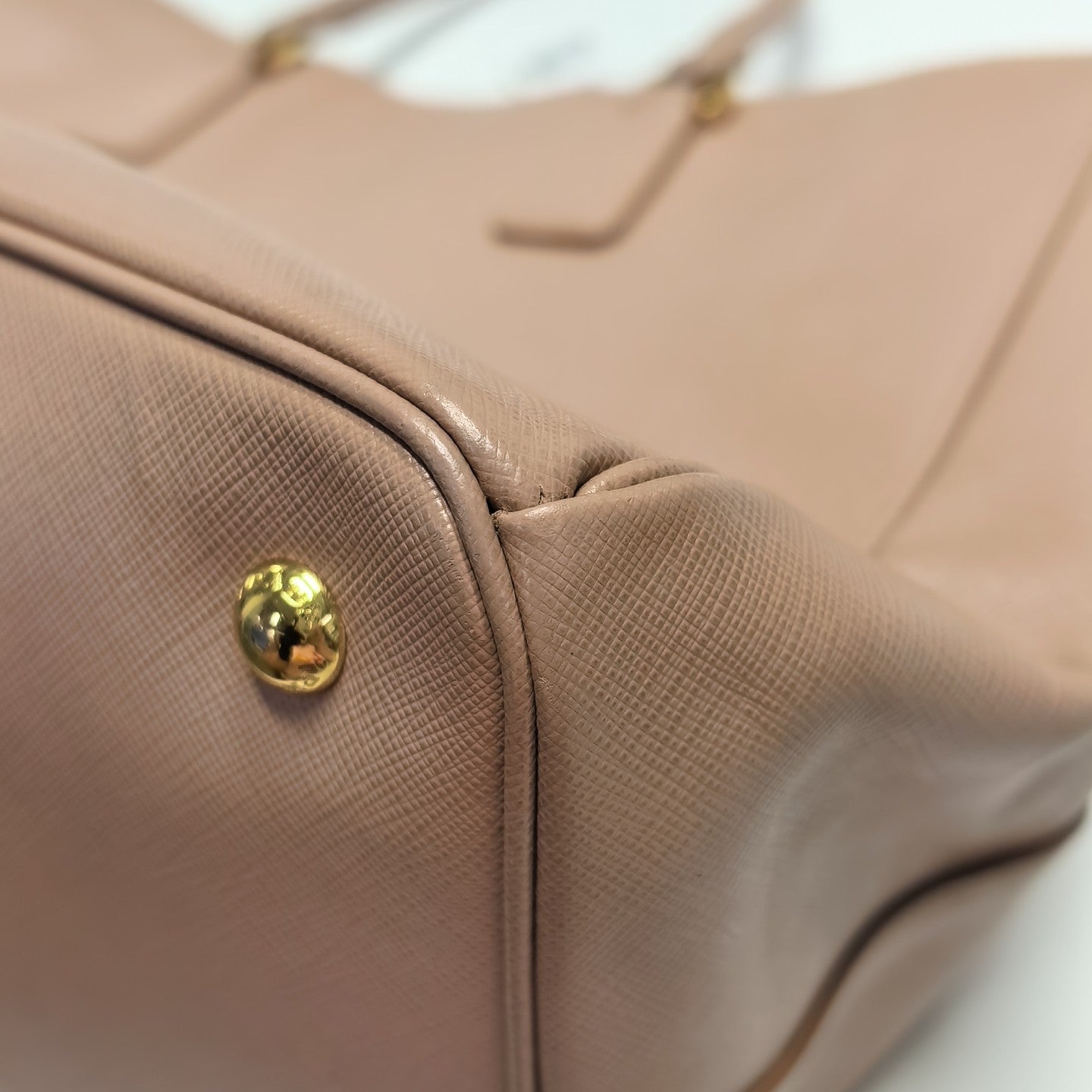 Galleria Large Saffiano Calfskin Pink