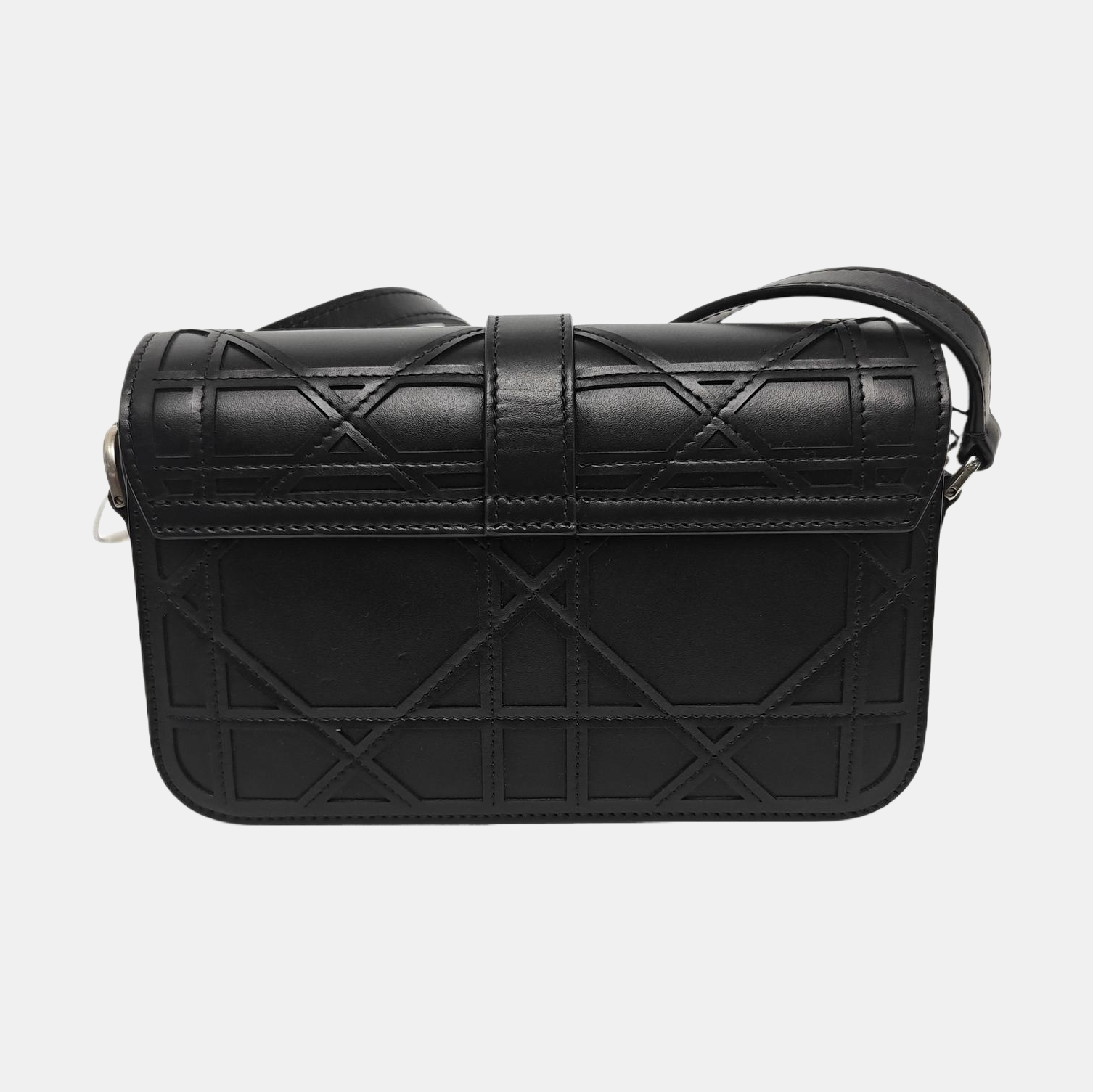 Charm Mini Cannage Calfskin Black