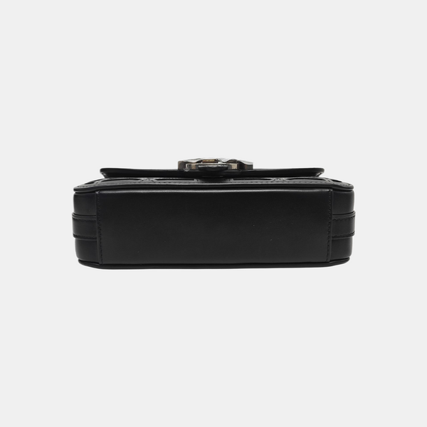 Charm Mini Cannage Calfskin Black