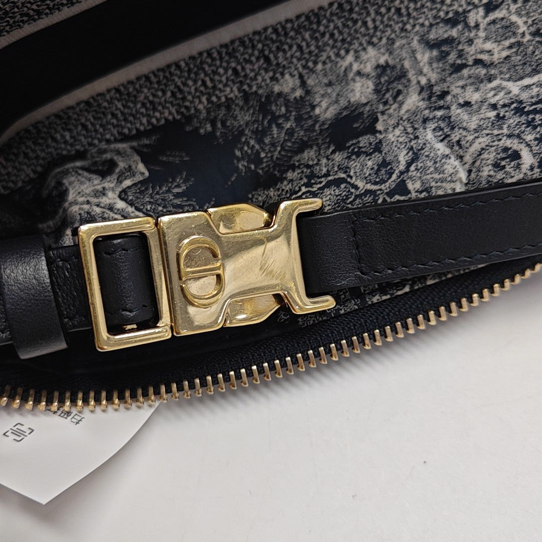 Diortravel Nomad Medium Fabric Blue