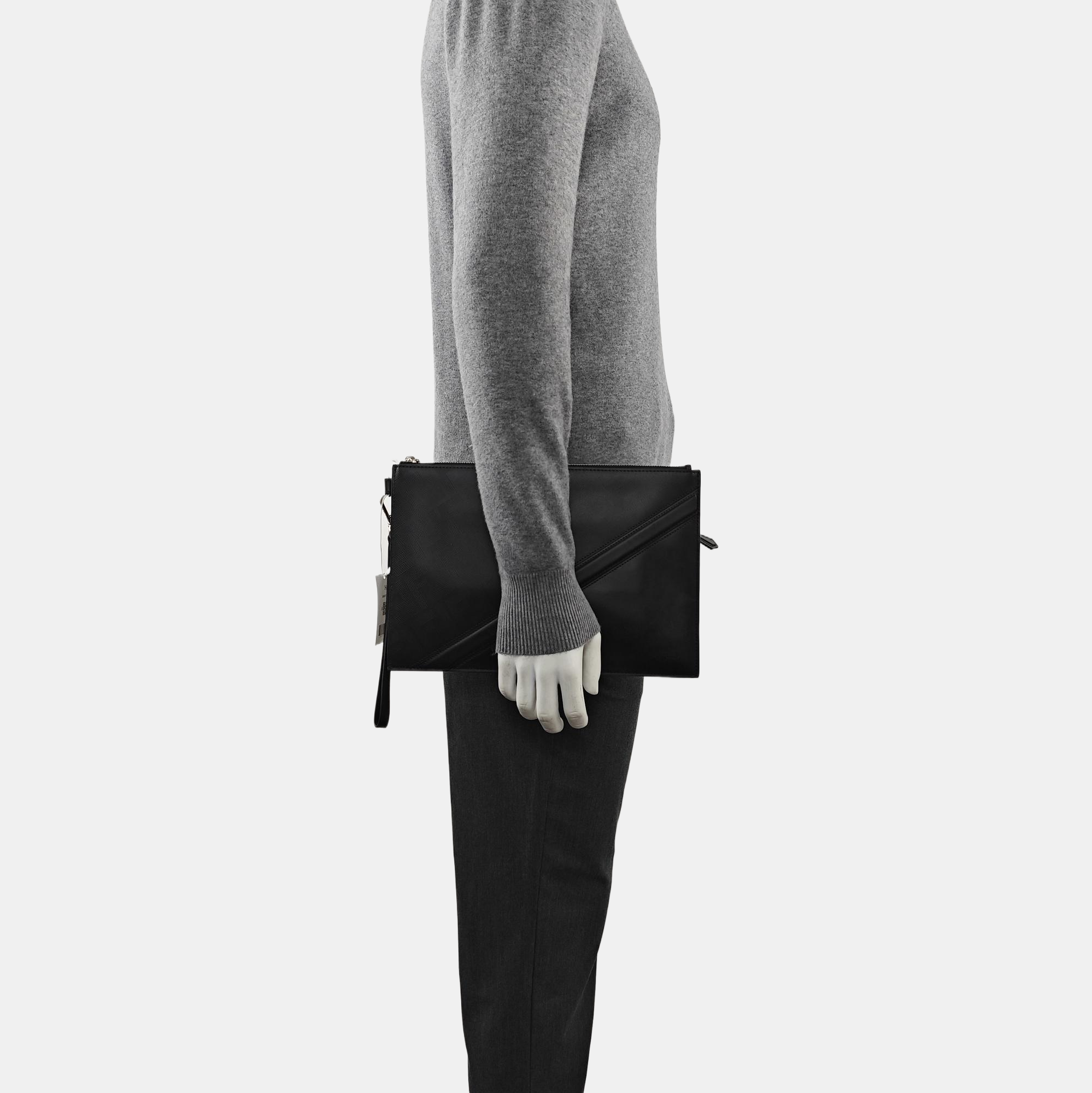 Calfskin Clutch Black