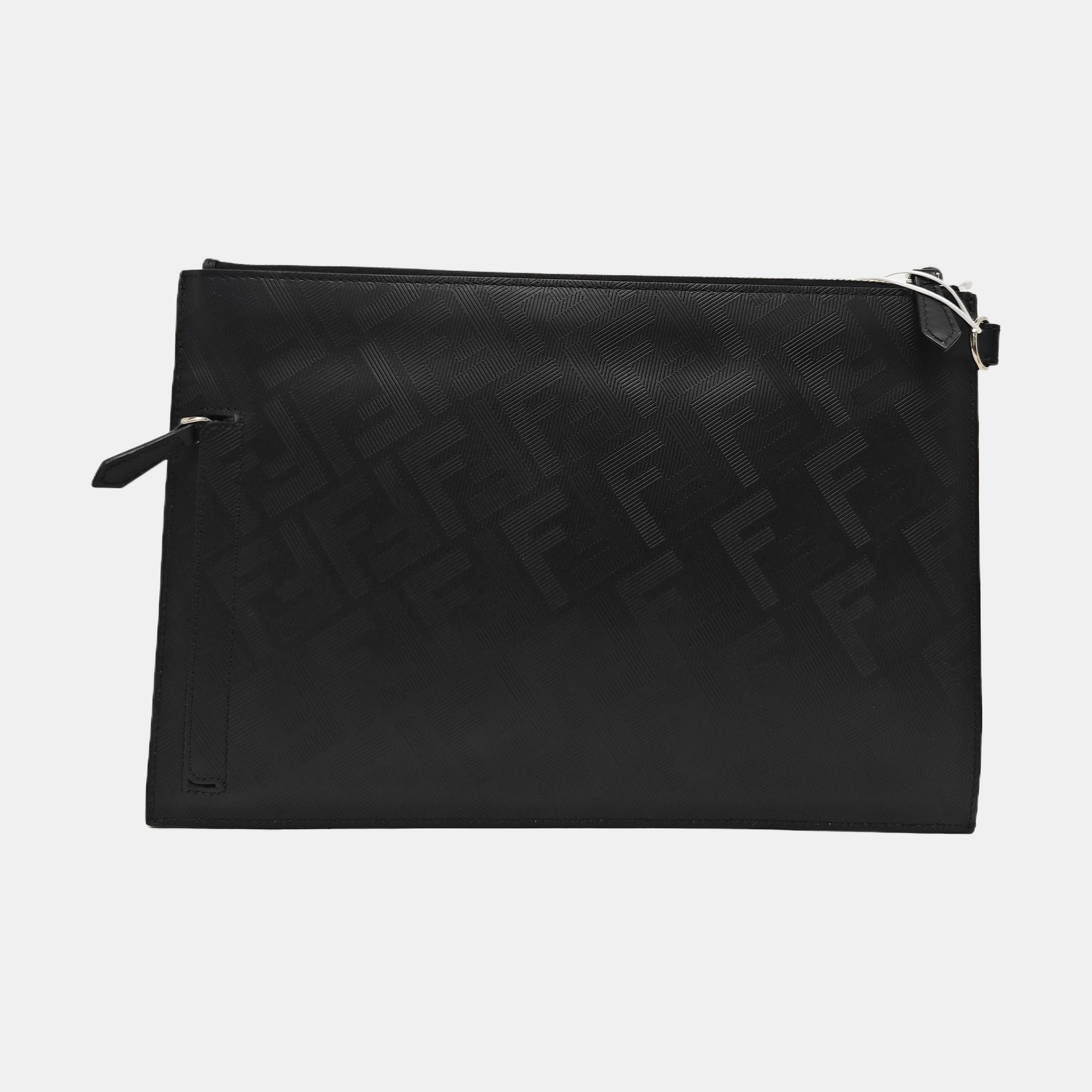 Calfskin Clutch Black