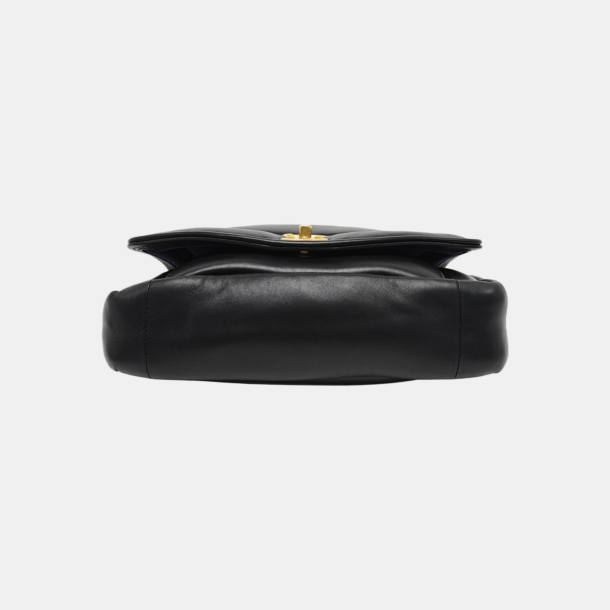 Vintage Puffy Lambskin Black
