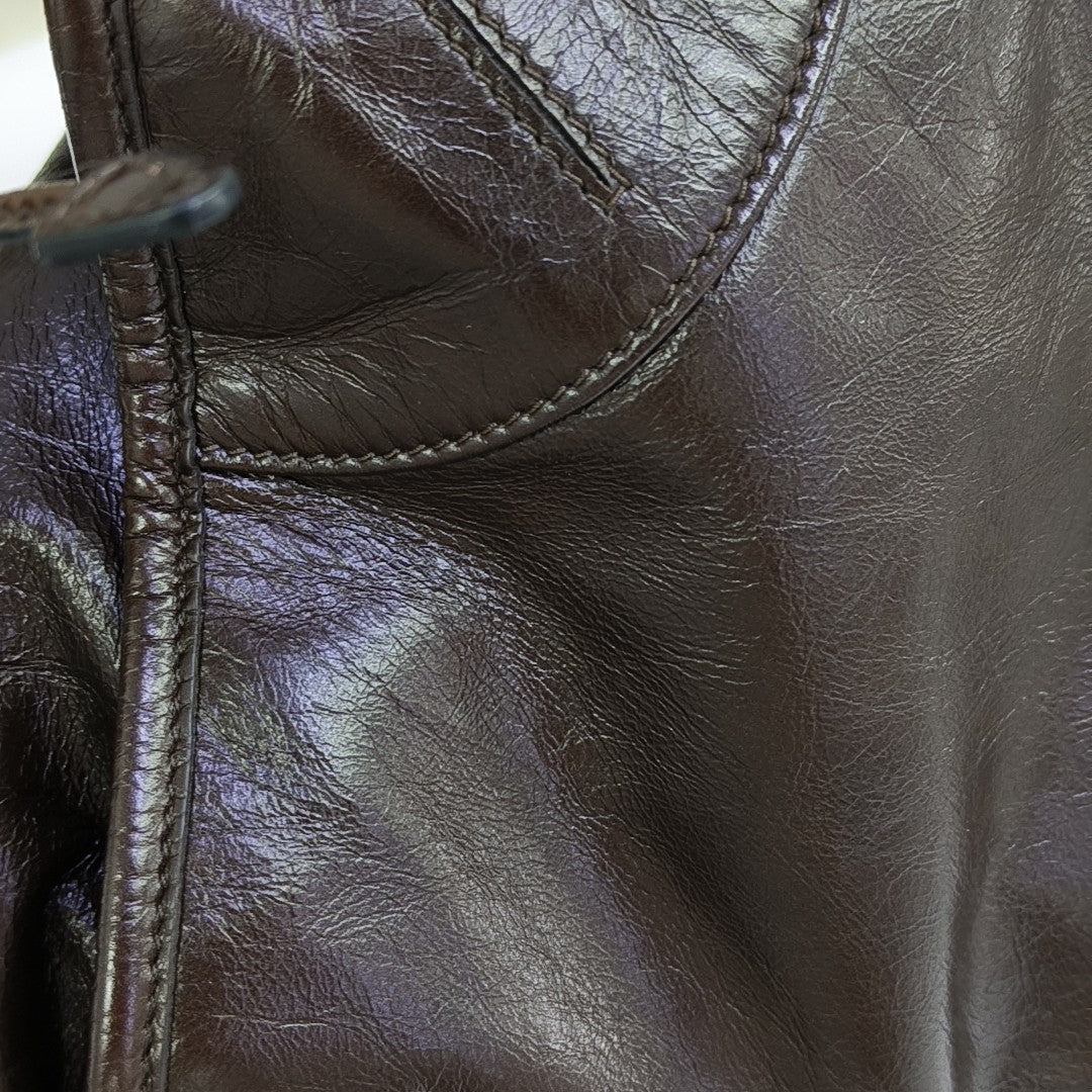 Bonnie Large Calfskin Brown