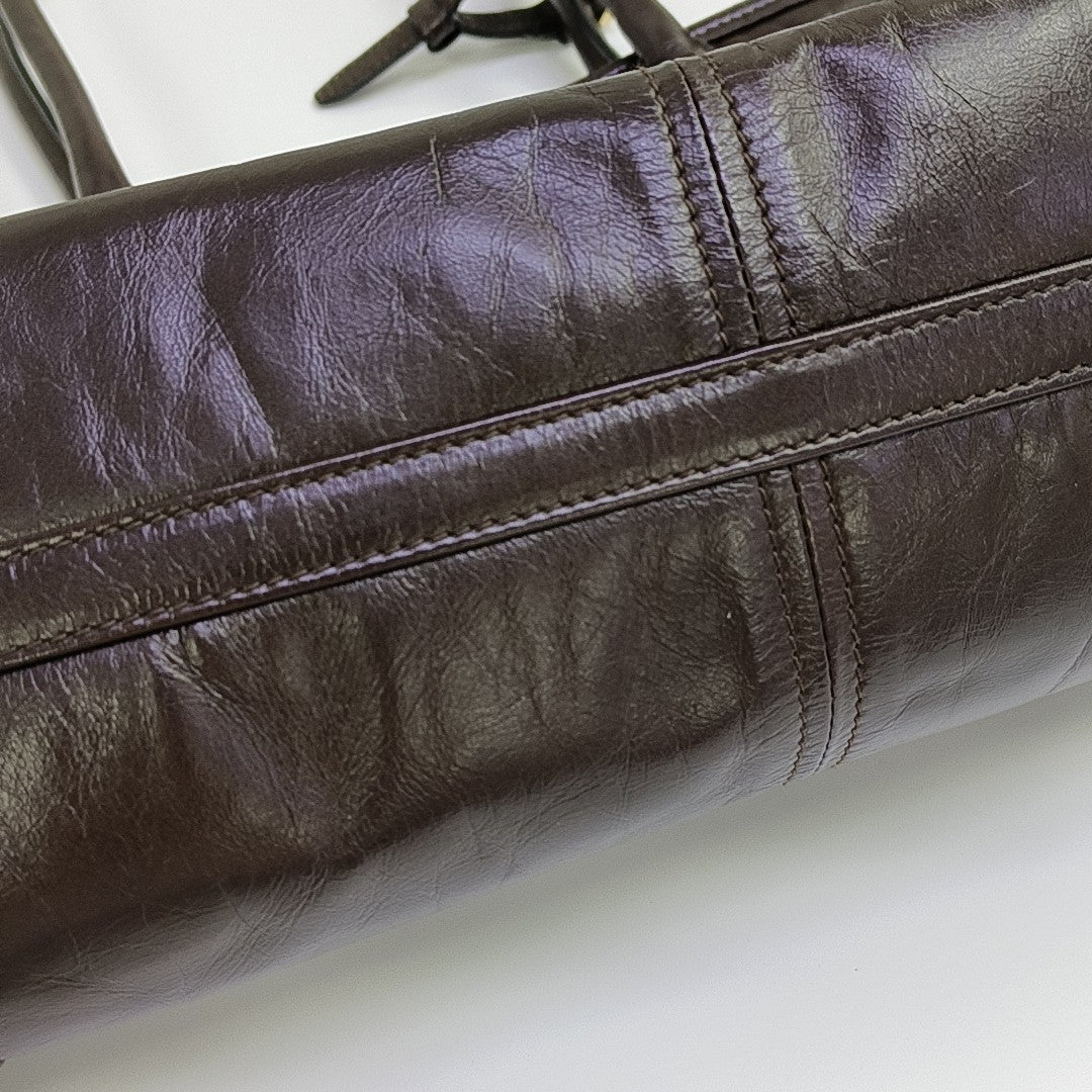 Bonnie Large Calfskin Brown