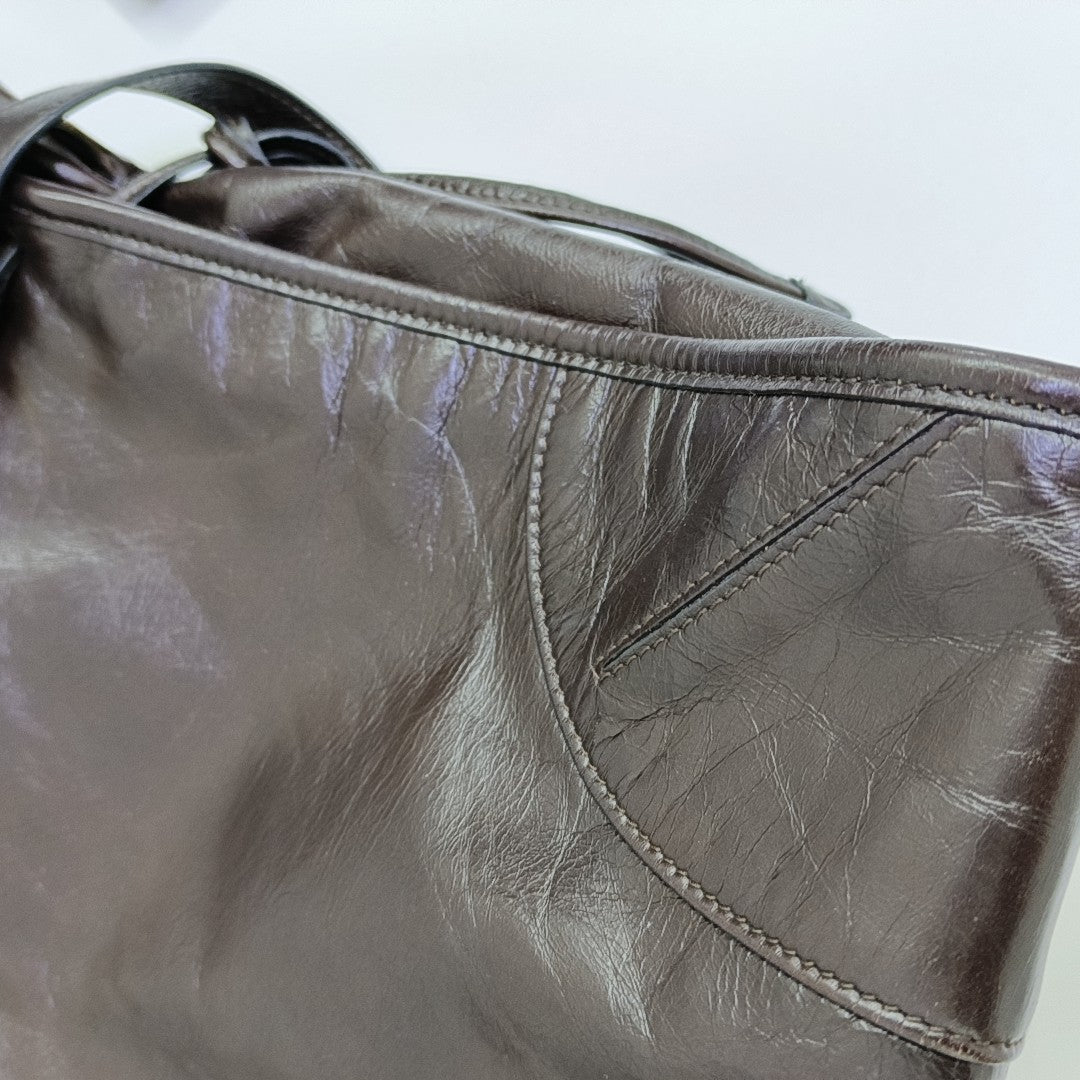 Bonnie Large Calfskin Brown