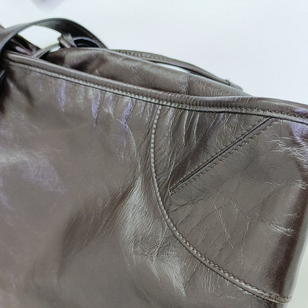 Bonnie Large Calfskin Brown