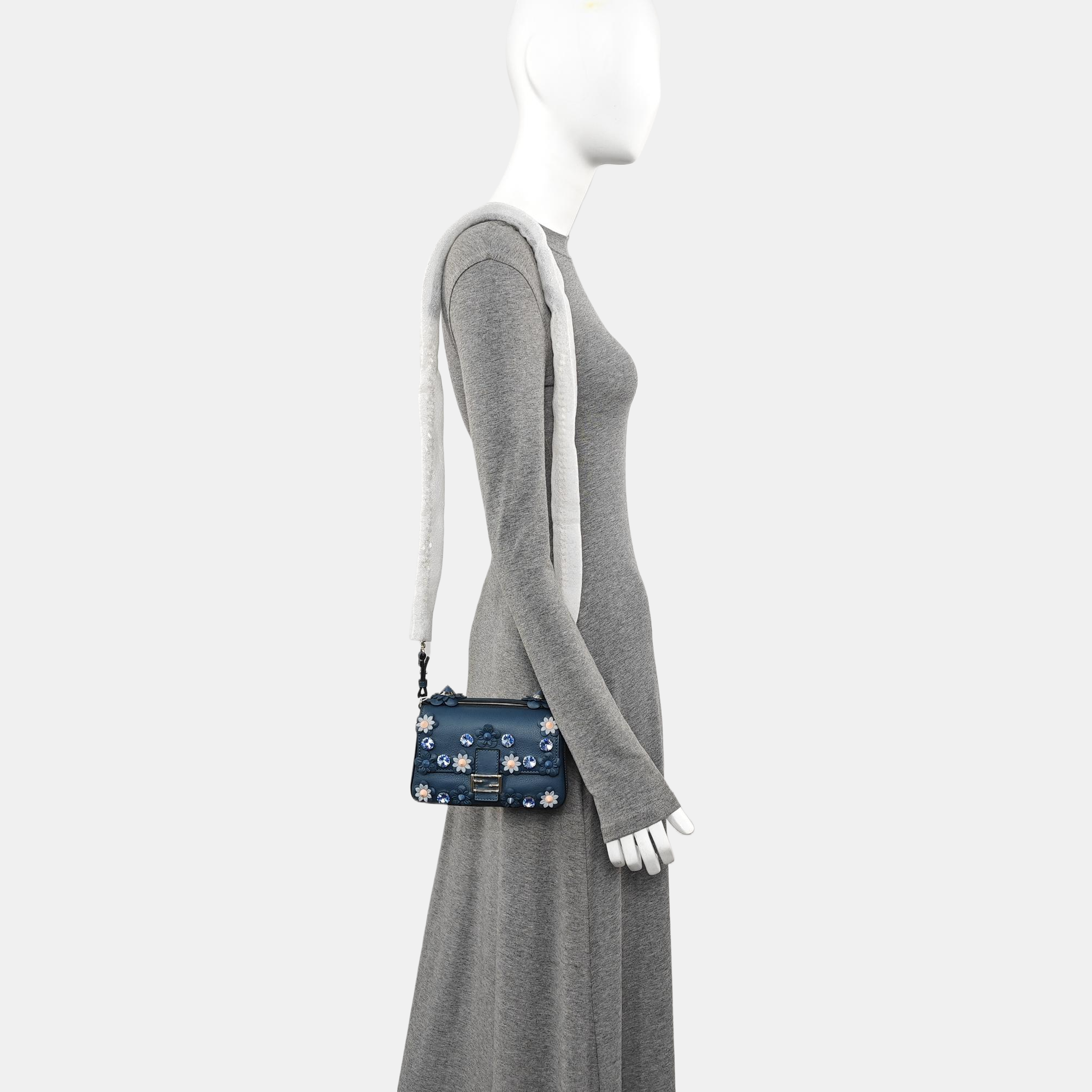 Calfskin Shoulder Bag Multicolor