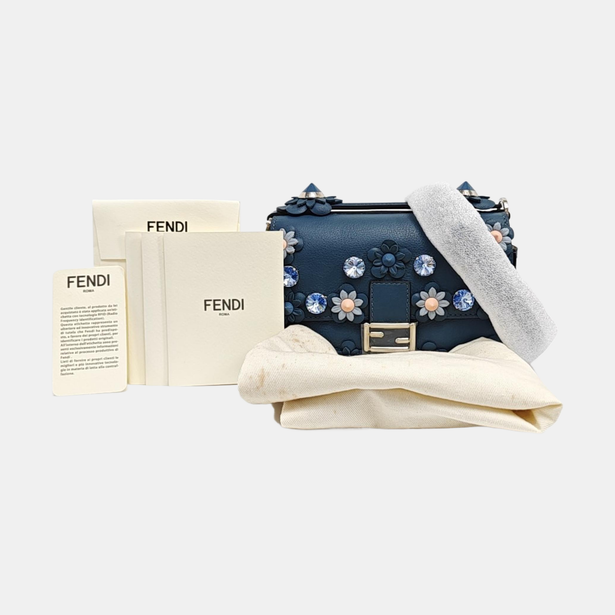 Calfskin Shoulder Bag Multicolor