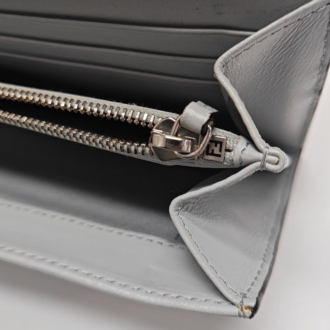 Calfskin Shoulder Bag Gray