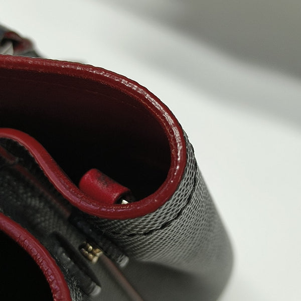 Denim Small Saffiano Calfskin Black