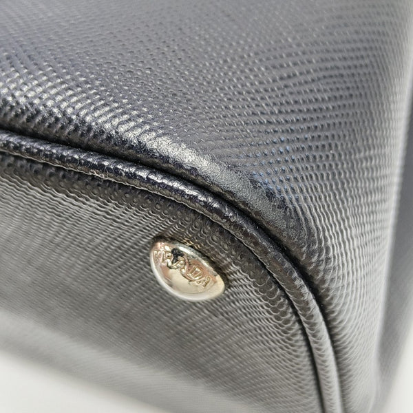 Denim Small Saffiano Calfskin Black